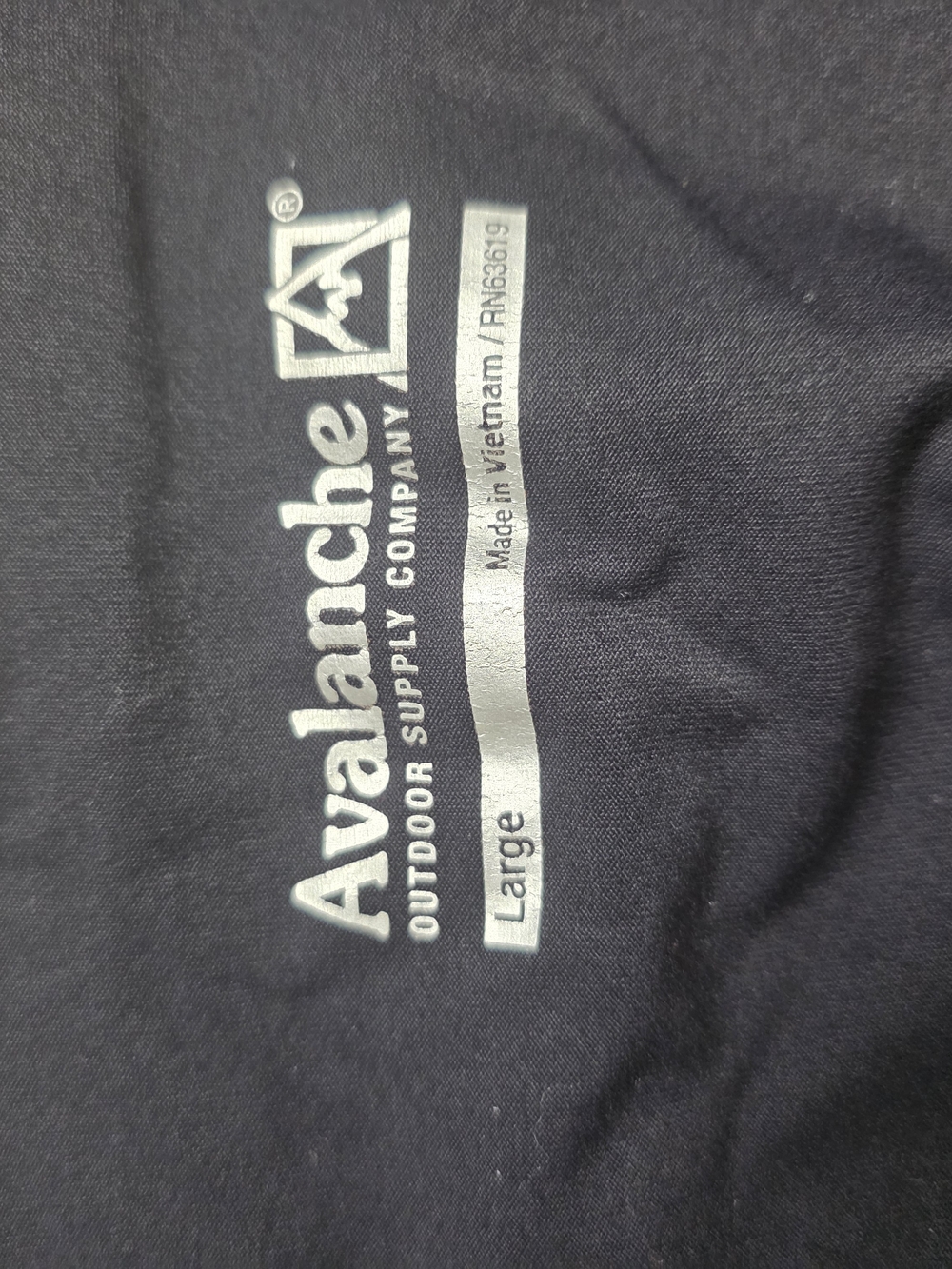 Avalanche Outdoor Pants Black High Rise Stretch Hiking Travel Size Large - Picture 7 of 10